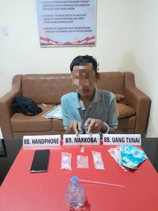 Warga Kumantan Ditangkap Satnarkoba Polres Kampar